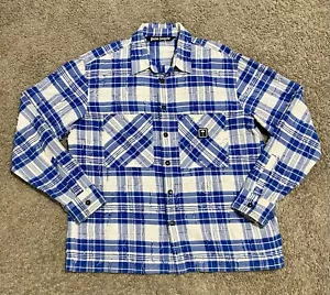 Palm Angels Hemd Herren Größe XXL blau weiß kariert kariert langarm Knopfleiste - Bild 1 von 16
