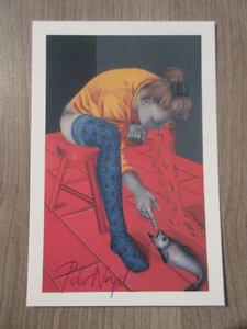 Peter Nagel original Autogramm auf Kunstpostkarte / Kunst T5 - Picture 1 of 2
