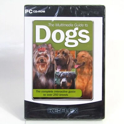 The Multimedia Guide to Dogs. PC CD ROM. Over 250 Dog Varieties. New and Sealed - Image 1 of 4