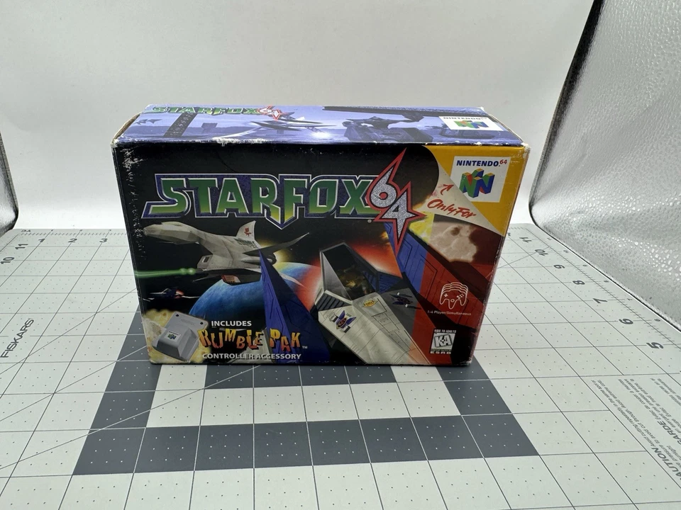Star Fox 64 Nintendo 64 CIB w/Rumble Pack - Image 1 of 4