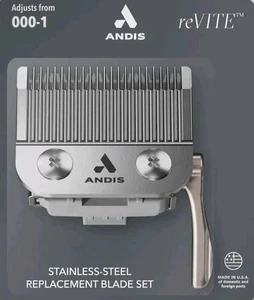 Andis 86010 reVITE Clipper Replacement Stainless Steel Taper Blade - Picture 1 of 4