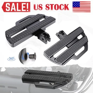 Front Driver Floorboards Footboard For Harley Softail Street Bob Low Rider/S 18+ - Picture 1 of 12