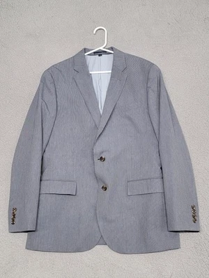 J Crew Blazer Mens 42R (Fits 40R) Gray Ludlow Slim Fit Italian Cotton Jacket - Image 1 of 4