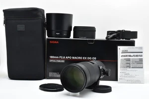 [Almost Unused] Sigma APO MACRO 180mm F2.8 EX DG OS HSM for Canon EF mount JAPAN - Picture 1 of 24