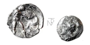Italia antica (CALABRIA-Tarente) Diobolo-ERCOLE - Imagen 1 de 6