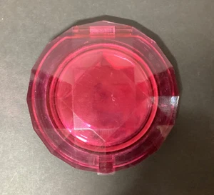 VTG Eleanor Hamlin Of Mavco Ruby Jewel Cut Celluloid Mirror Compact 1940's RARE - Picture 1 of 9