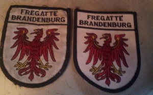 Bundeswehr Marine Navy Fregatte BRANDENBURG 2 Abzeichen - Bild 1 von 1