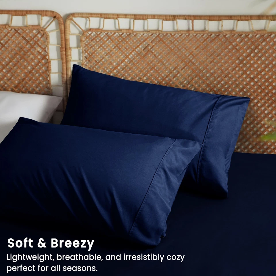 Pillow Cases Set of 4 Hotel Quality Soft Breathable Pillow Covers Ultra Soft - Image 1 of 1