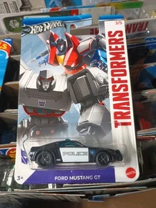 2024 HOT WHEELS TRANSFORMERS FORD MUSTANG GT POLICE. #3/5 - Picture 1 of 6