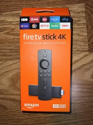 Transmisor multimedia Amazon Fire TV Stick 4K con control remoto por voz Alexa de segunda generación - negro Foto 1 de 3