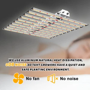 Phlizon 800W Full Spectrum LED Grow Light lámpara de plantas luz vegetal flor vegetal - Imagen 1 de 10