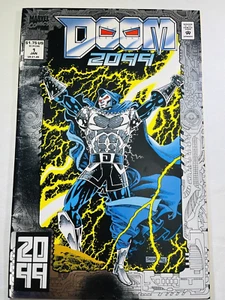 Doom 2099 1 lámina de plata 1993 Marvel en muy buen estado - Imagen 1 de 3