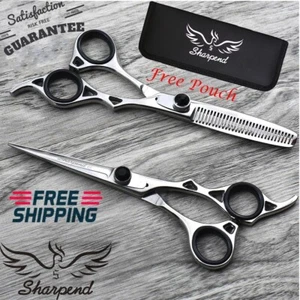  Professional Salon Hair Cutting Thinning Scissors Barber Shear Hairdressing Set - Picture 1 of 8