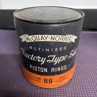 Juego de anillos de pistón de 6 cilindros Chrysler Deluxe 1931-32 McQuay Norris #86 .010 Over Foto 1 de 4