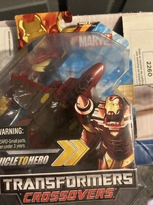 Transformers Iron Man CROSSOVER SERIES Factory Sealed 2008 Marvel - Picture 1 of 7