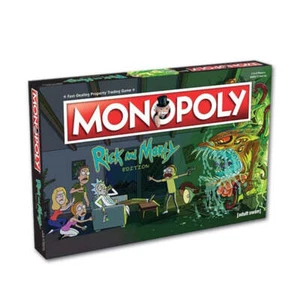 Rick and Morty Edition Monopoly Winning Moves Fast Dealing Property Trading Game - Picture 1 of 1
