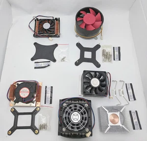Mixed Lot 5pcs: Evercool 3pin CPU Coolers for Intel Socket 478/ Xeon 603/ LGA775 - Picture 1 of 10