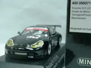 WOW EXTREMELY RARE Porsche 996 911 GT3 RS 91 Essais Du Mans 2005 1:43 Minichamps - Picture 1 of 3