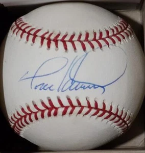 TODD HUNDLEY SIGNED ONL RAWLINGS BASEBALL METS DODGERS CUBS - Picture 1 of 1