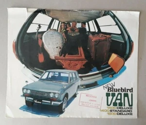 Datsun Bluebird Van 1400 / 1600 Brochure c.1971 JDM - Picture 1 of 4