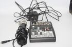 Behringer Xenyx 502 MIXER COMES WITH MICROPHONE- USED - FREE UK MAINLAND POSTAGE