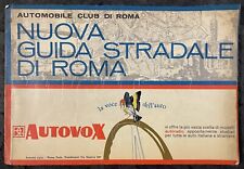Aci New Road Guide Of Rome 1967 Automobile Club With Autovox