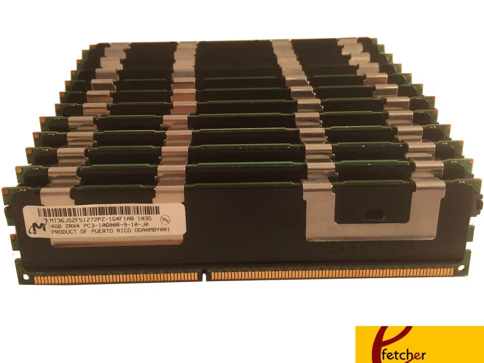 36GB (9X4GB) DDR3 ECC REG. MEMORY FOR DELL PRECISION WORKSTATION T5500, T7500 - Image 1 of 1