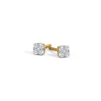 Diamond Stud Earrings | 14K/10K Gold Lab Grown Diamond Stud Earrings - Image 1 of 4