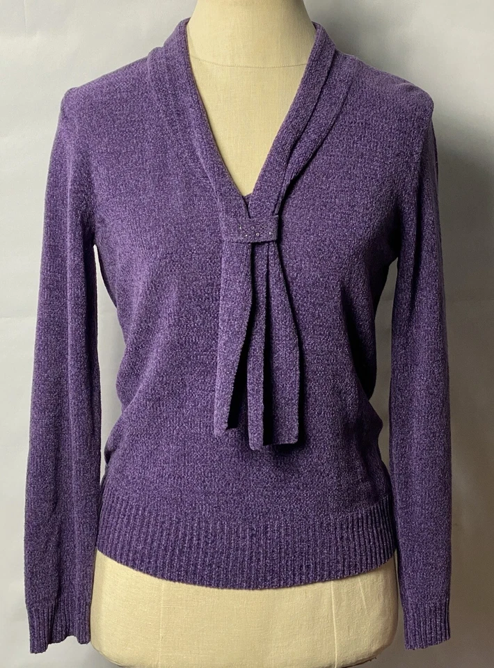 Suéter Erika Mujer Pequeño Suave Talla PS-cuello en V  Foto 1 de 4