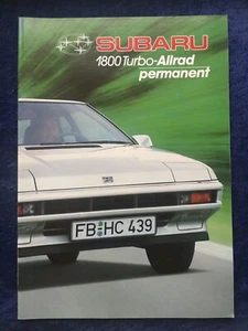 Subaru 1800 Turbo Allrad Permanent Prospekt ca. 1988 - Picture 1 of 12