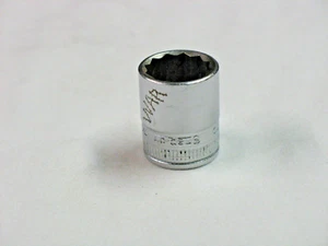 Snap On 17/32" 12 Point 3/8" Drive Shallow Chrome Socket #F-170 - Picture 1 of 4