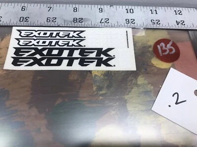 Vintage: EXOTEK DECALS NEW USA SHIPPED - Image 1 of 4