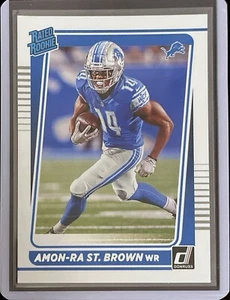 Amon-Ra St Brown - 2021 Donruss Football - Rated Rookie #284 - Bild 1 von 1