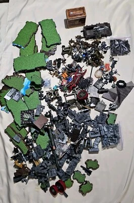 Huge Lot of Mega Bloks Dragons Crystal Wars Figures Accessories 10 Lbs - Image 1 of 4