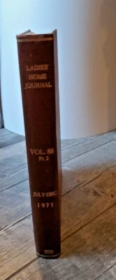 Ladies Home Journal Magazine Jul - Dec 1971 Library Bound - Image 1 of 4
