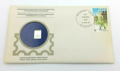 Busta Primo Giorno Circolazione Mosca Nella Custodia Lingotto Argento Ed. Ltd - Immagine 1 di 3