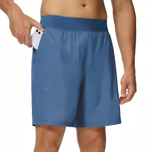 Men's Athletic Shorts Quick Dry Running Workout Shorts Lightweight Hiking Gol... - Picture 1 of 6