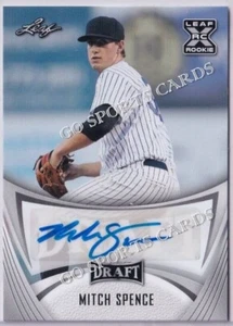 Leaf Draft 2021 BA-MS1 Mitch Spence XRC autógrafo Yankees de Nueva York - Imagen 1 de 1