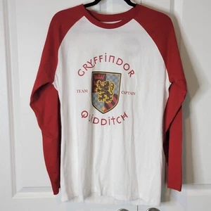 HARRY POTTER GRIFFINDOR QUIDDITCH Wizarding Sz L Exhibition Licensed LS Ragland - Picture 1 of 8