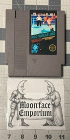 Pro Wrestling Nintendo NES 5 screw cleaned & Tested