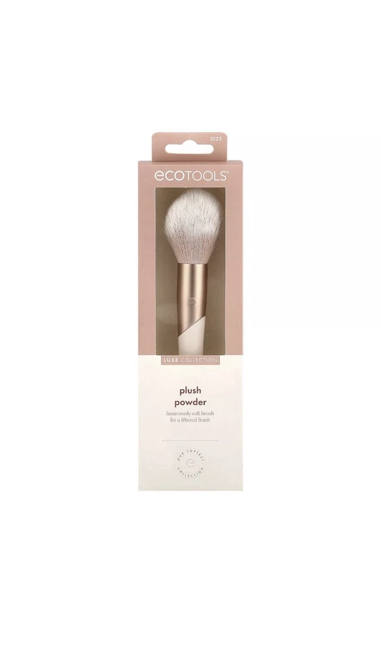 ECOTOOLS Luxe Collection Plush Pink Powder Makeup Cosmetic Brush 3223 - Image 1 of 3