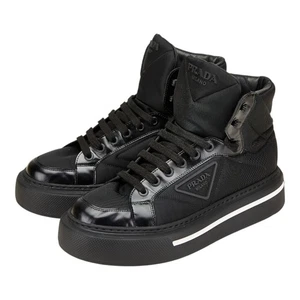 PRADA Re-Nylon Macro High-top sneakers 7 1/2 2TG183 mens 【Used】 - Picture 1 of 11
