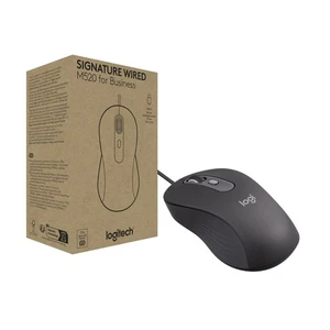 Logitech Signature Wired M520 for Business, Optical Wired Mouse, USB-C Plug-and- - Picture 1 of 9