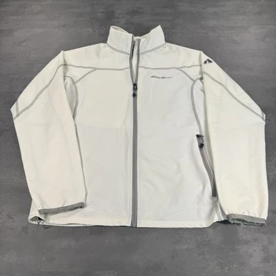 Chaqueta Eddie Bauer First Ascent para mujer flexión media arenisca nailon elástico Foto 1 de 4