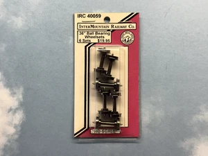 Intermountain Railway Co. 40059 HO Scale 36" Ball Bearing Wheelsets 6 sets NEW - Picture 1 of 7