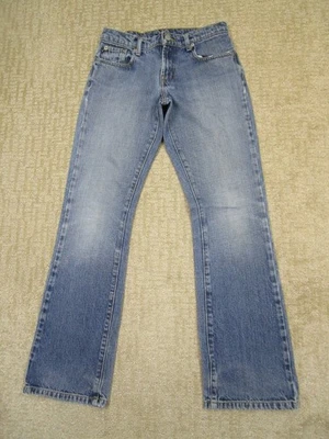 Pantalones de mezclilla Polo Ralph Lauren para mujer 2 azules tiro bajo bootcut lavado claro occidental Foto 1 de 4