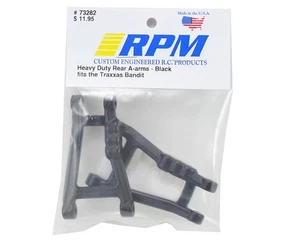 RPM R/C Products 73282 Rear Heavy Duty A-Arms Black: Bandit - Bild 1 von 2