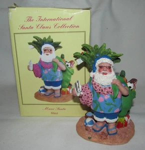 #6- Colección Internacional de Papá Noel de colección, 2000, Maui, Hawaii, con caja - Imagen 1 de 7