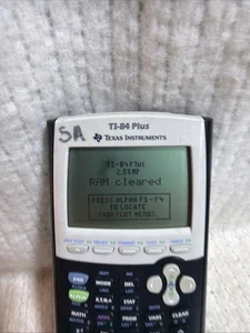 TESTED Texas Instruments TI-84 Plus Graphing Calculator Missing Battery Cover - Picture 1 of 5