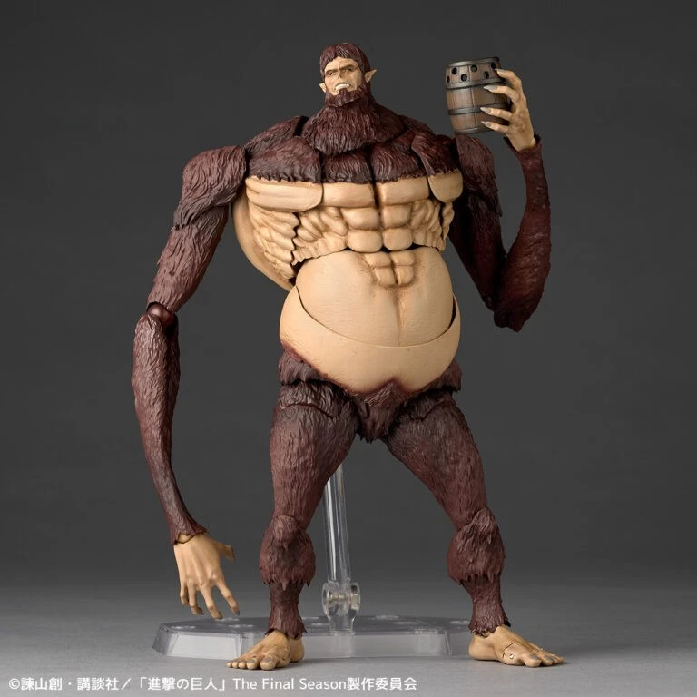 KAIYODO Revoltech Increíble Yamaguchi Attack on Titan Beast Titan de Japón PSL Foto 1 de 4
